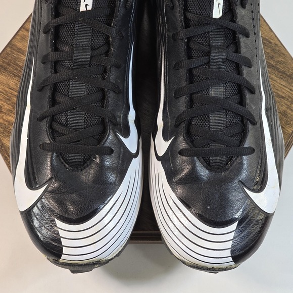 Nike Vapor Strike 5 TD Shoes Mens Size 13 Black White Baseball Cleats 684698-010 - Picture 3 of 10